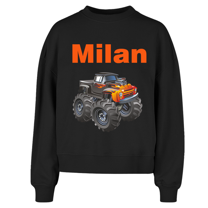 Sweatshirt für Kinder selbst gestalten – mit eigenem Namen & Wunschmotiv