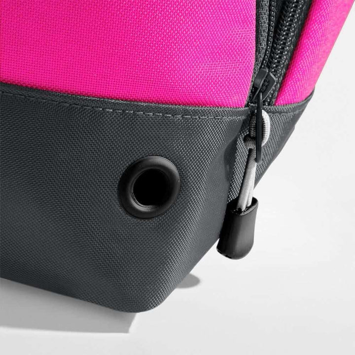 Sporttasche Zwergenland Zipper pinkgrau