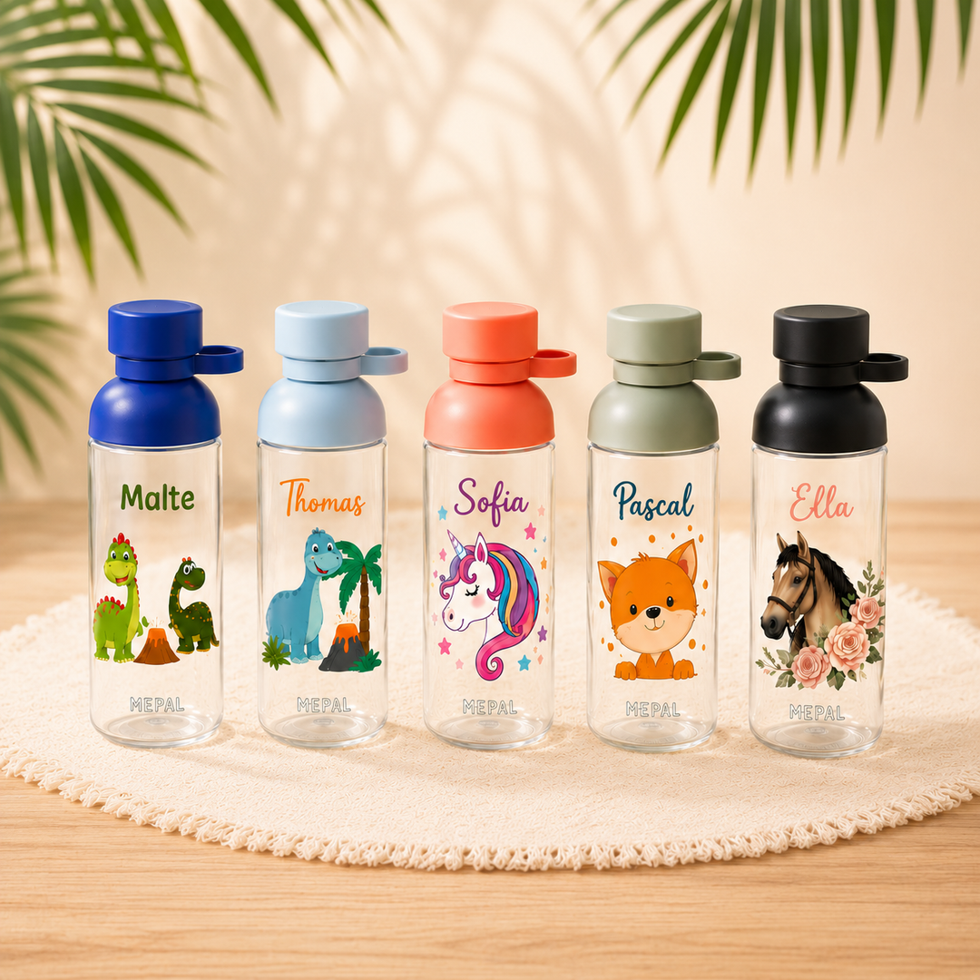 Trinkflasche mit Namen personalisiert | Mein Zwergenland