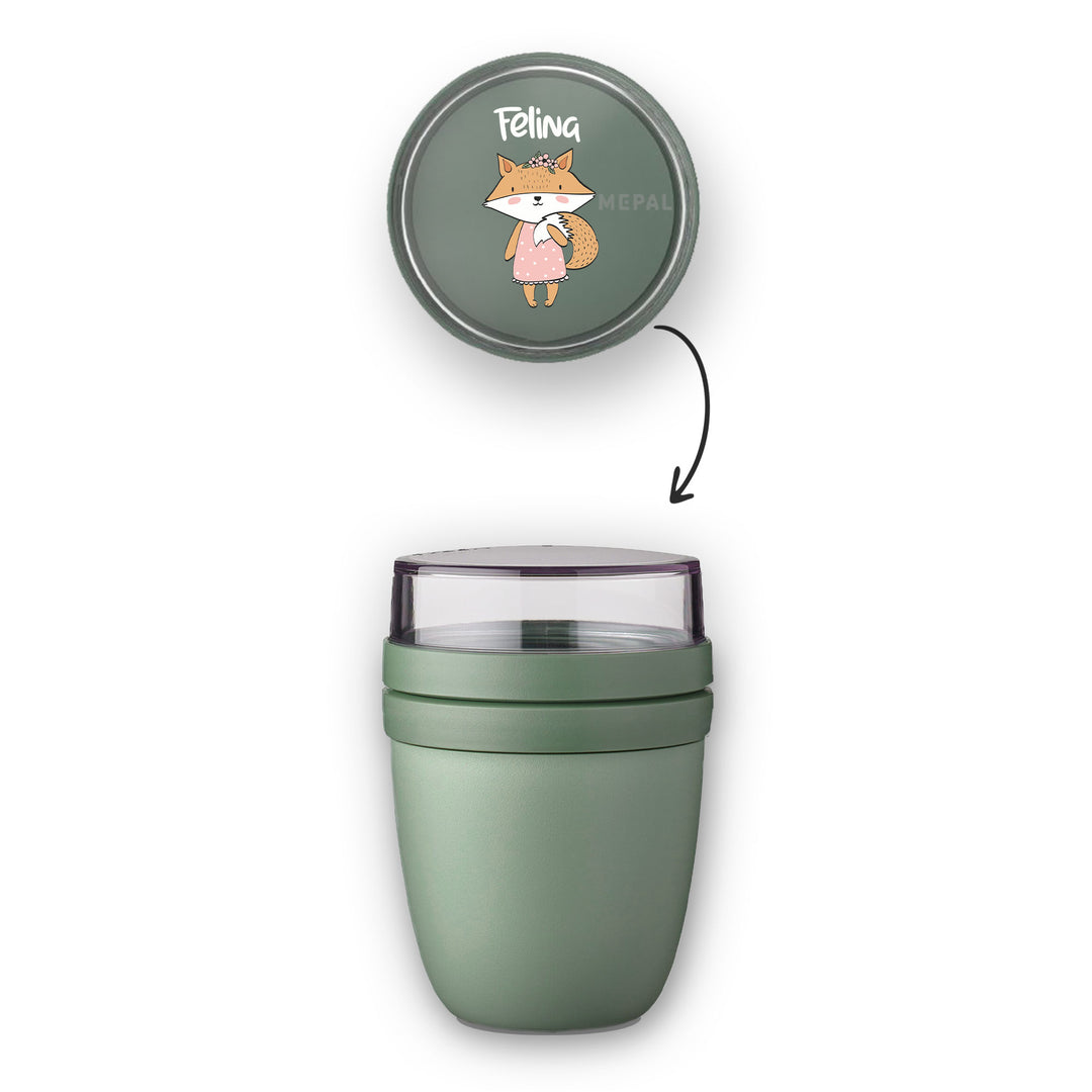 Lunchpot Ellipse mini 300ml - zum selbst gestalten - Mein Zwergenland