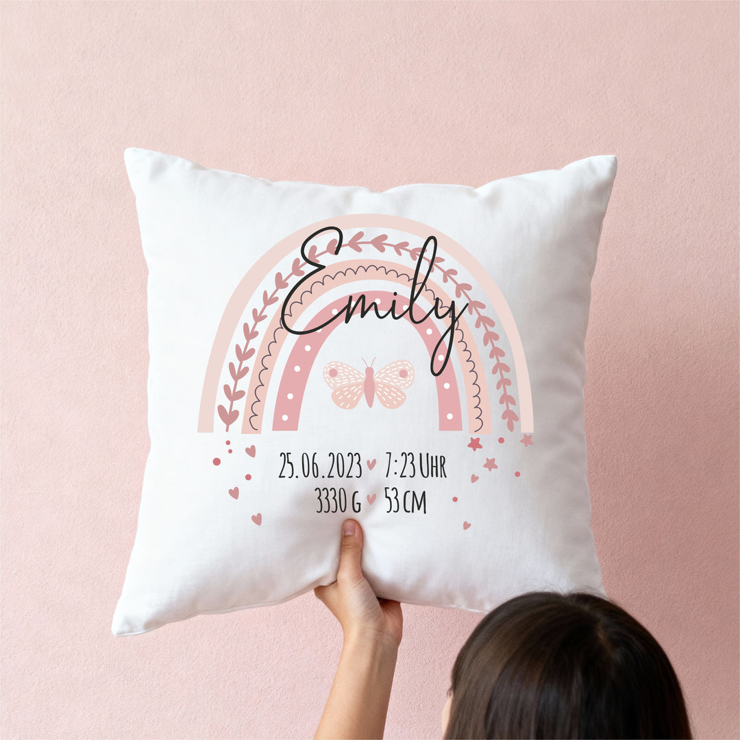 Personalisiertes Kissen mit Foto & Namen – 40x40 cm