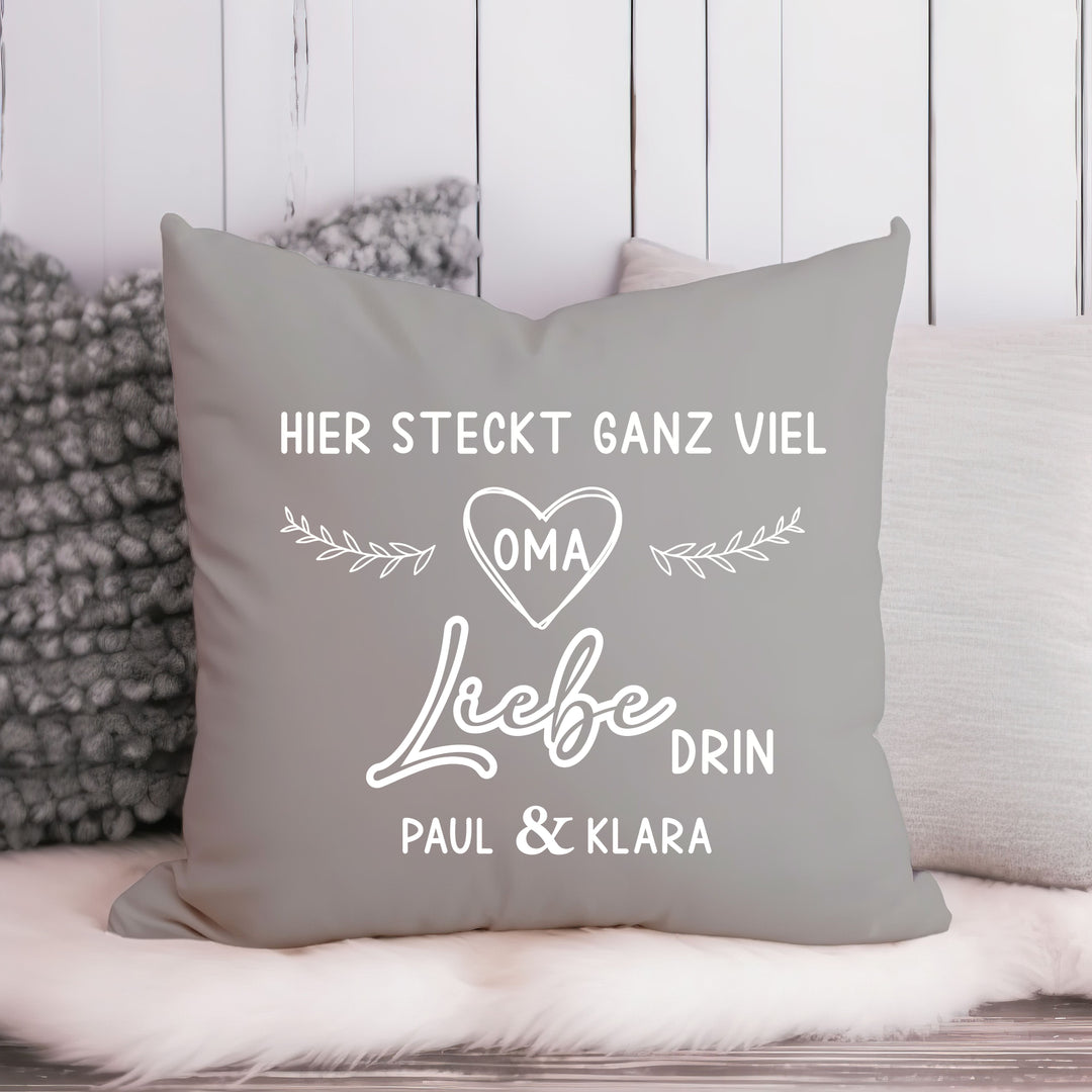 Personalisiertes Kissen mit Foto & Namen – 40x40 cm