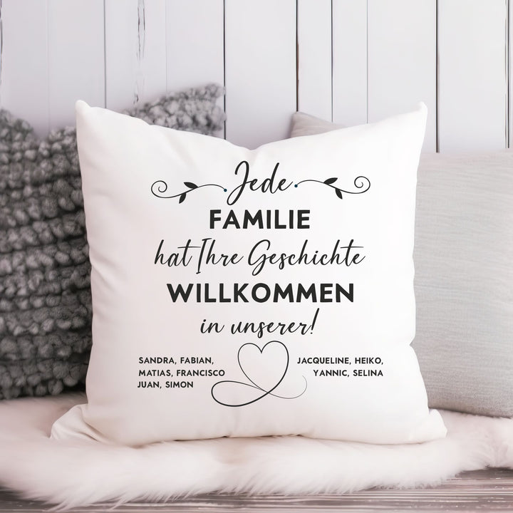 Personalisiertes Kissen mit Foto & Namen – 40x40 cm