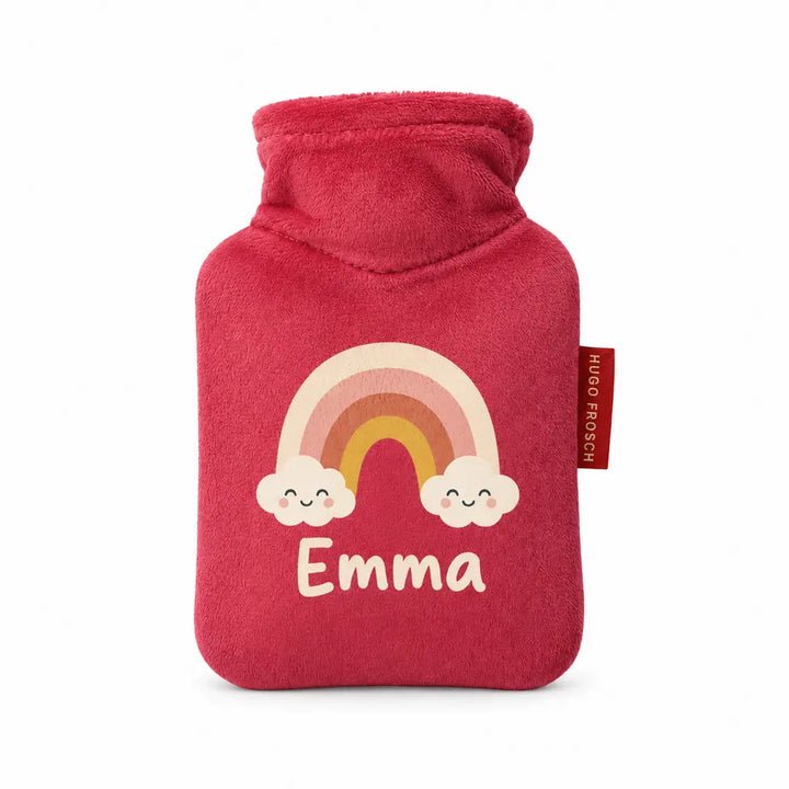 Personalisierte Kinderwärmflasche mit Namen – Mini-Wärmflasche 0,2 l