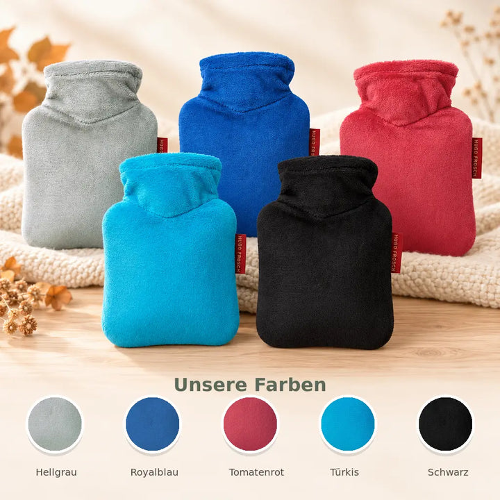 Personalisierte Kinderwärmflasche mit Namen – Mini-Wärmflasche 0,2 l
