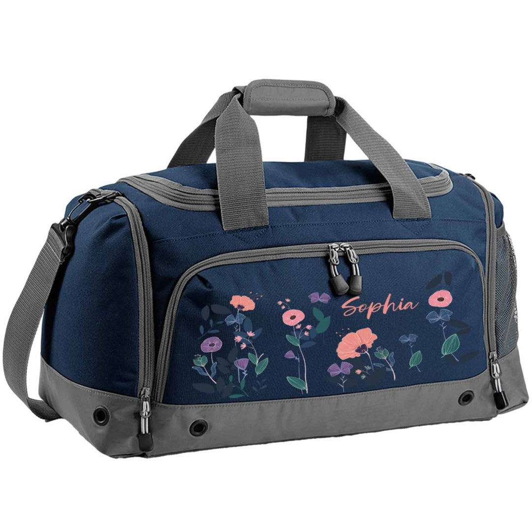 Sporttasche nay mit Blumenmotiv