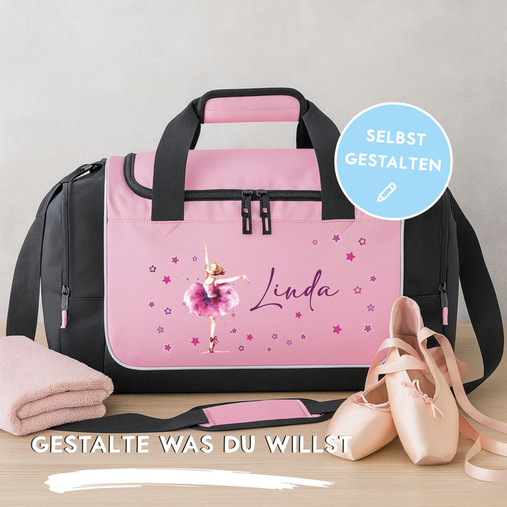 Kinder-Sporttasche mit Namen personalisiert 38L  - zum selbstgestalten