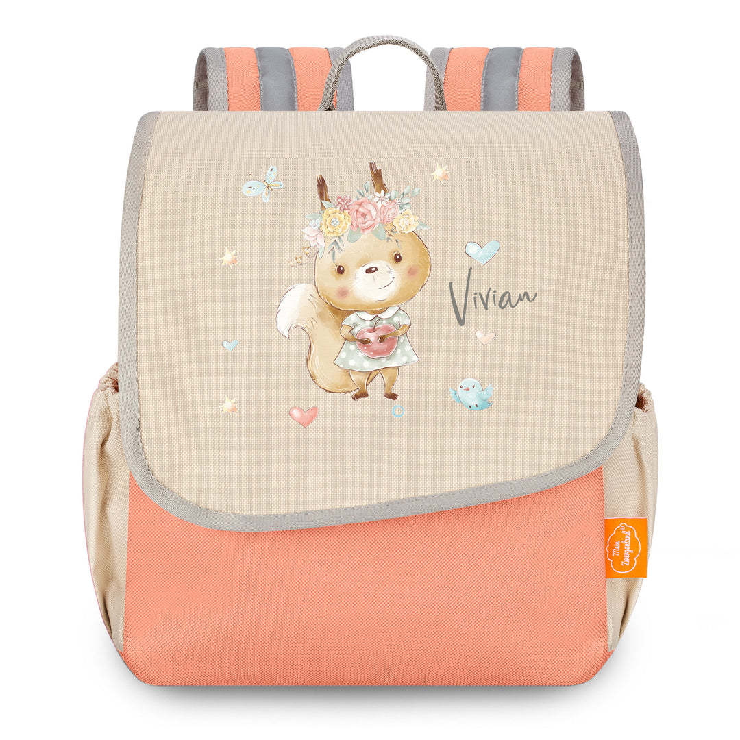 Kindergartenrucksack Happy Knirps - mit Namen einfach gestalten - Mein Zwergenland