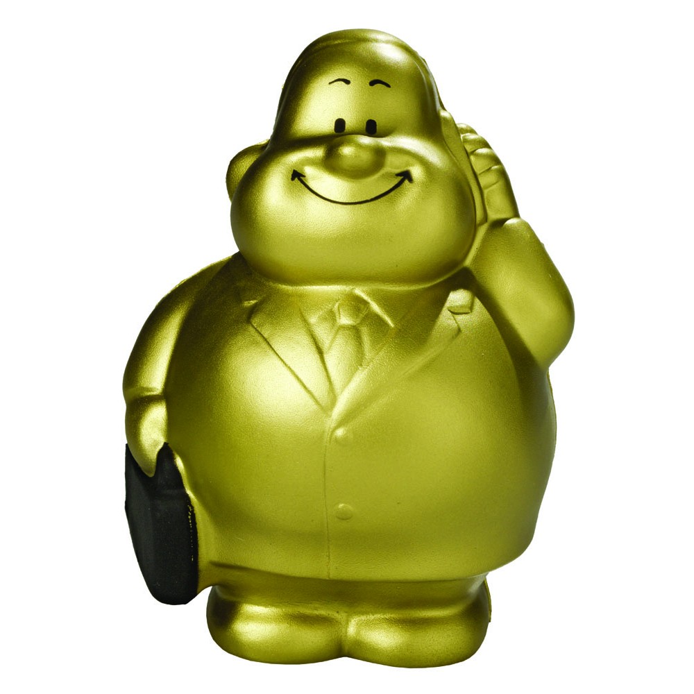 Squeezies® Knautschfigur Herr Bert Busy Bert® gold