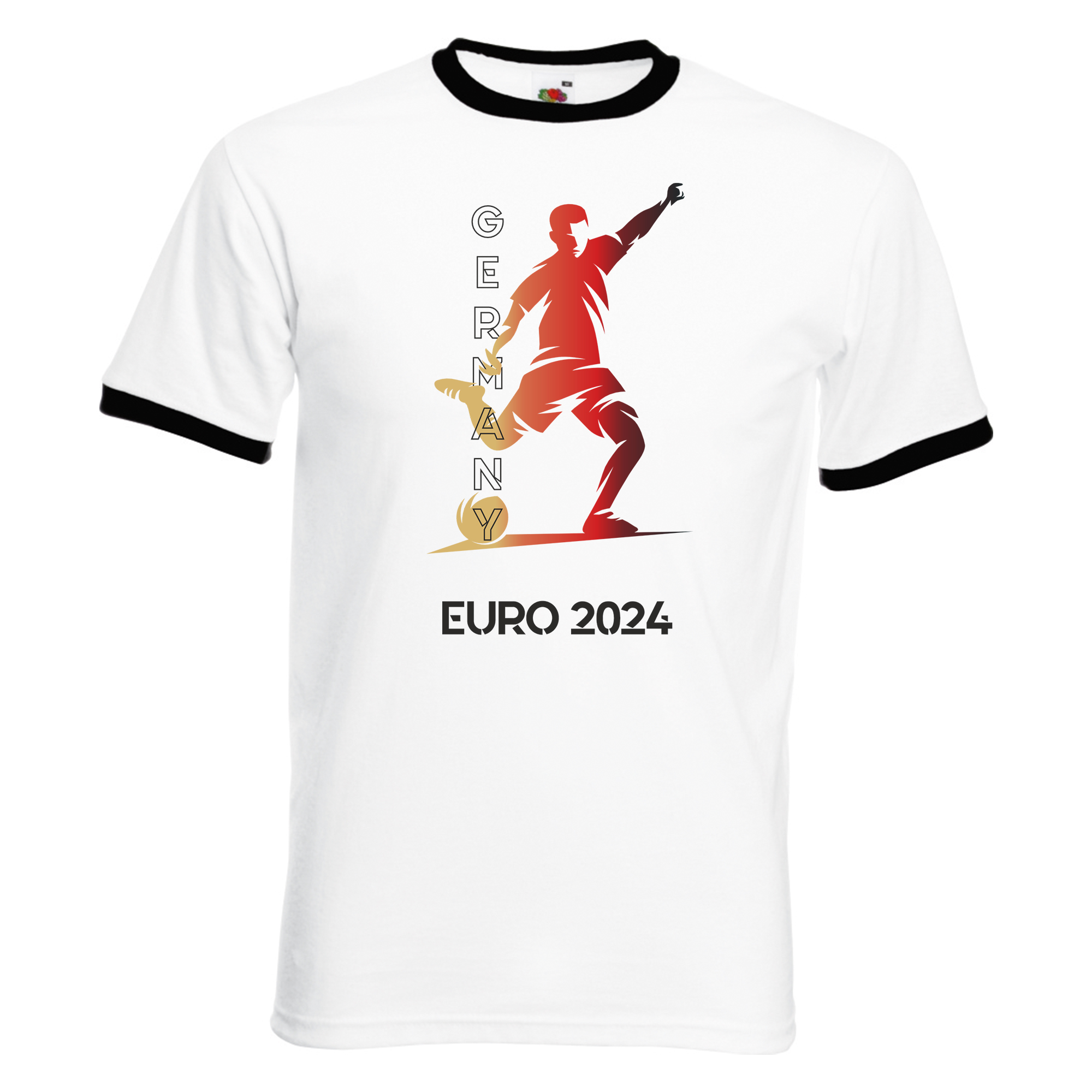 EM 2024 Shirt personalisiert mit Name und Nummer 