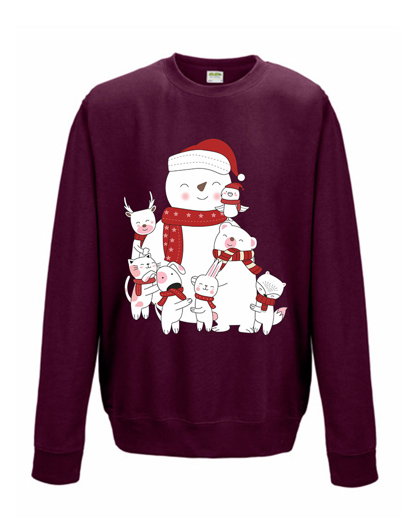 Sweatshirt Shirt Pullover Pulli Unisex Weihnachten Winter Familie