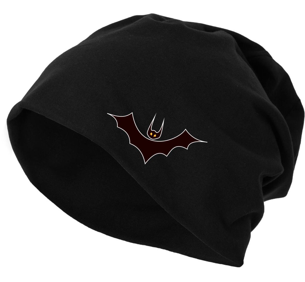 Jersey Beanie Mütze Wintermütze Bat Fledermaus
