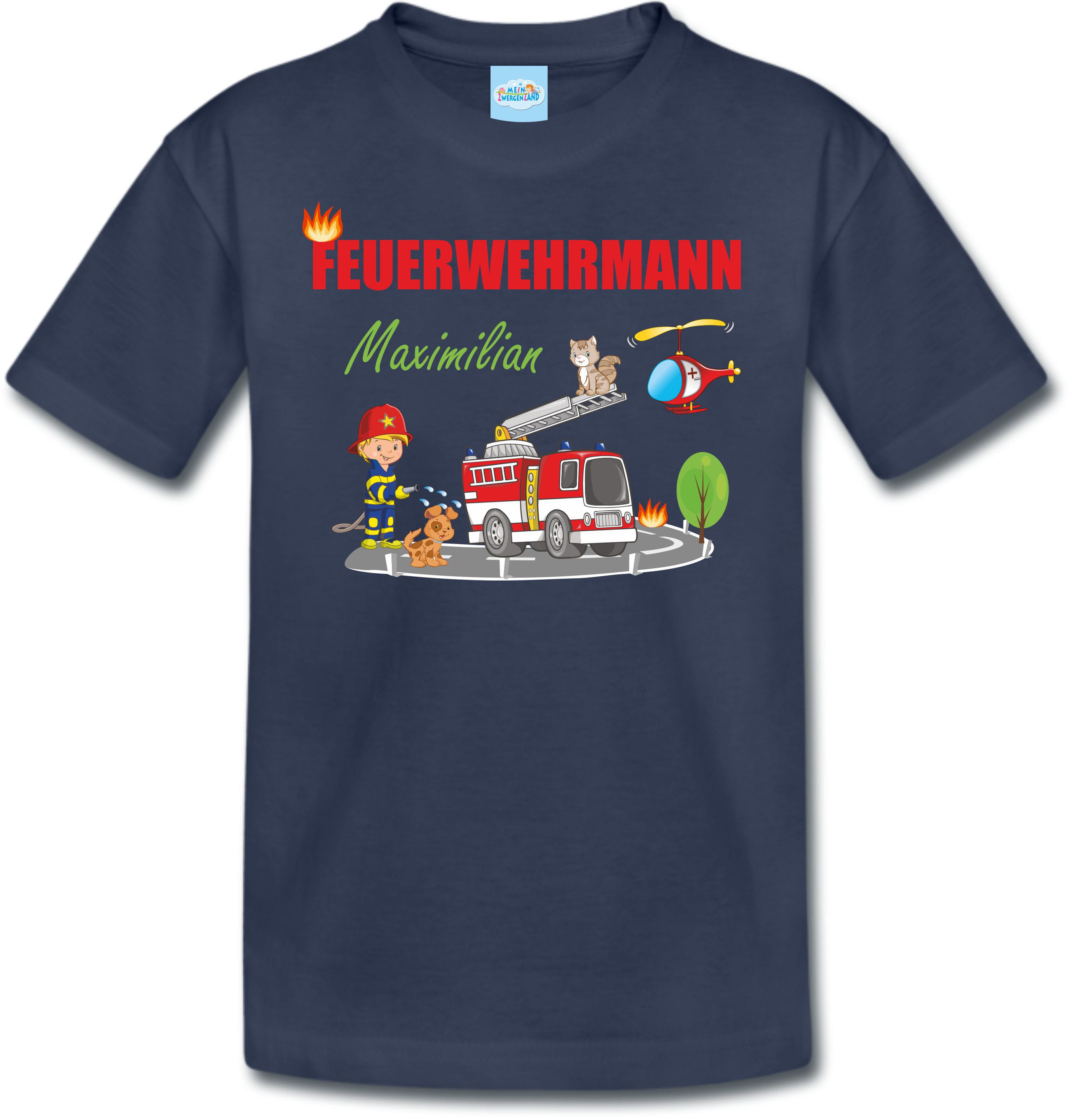 Feuerwehrmann Shirt T-Shirt für Jungen