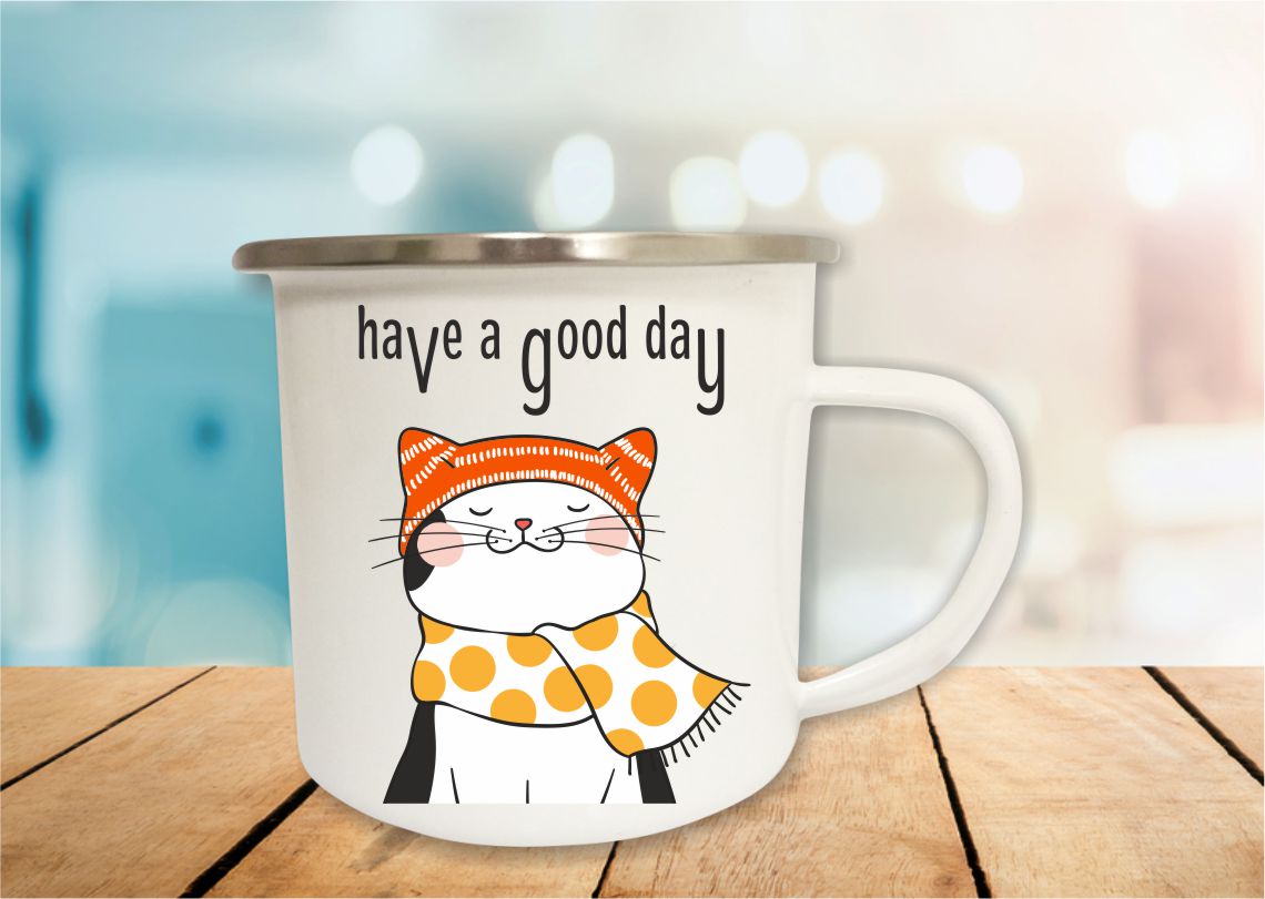 Emailletasse Have a good Day